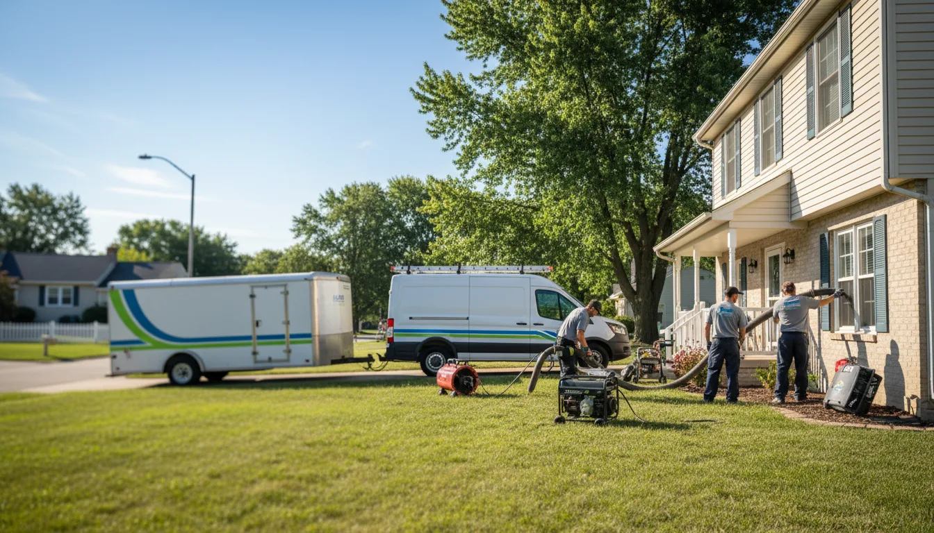Flooded Basement Restoration And Cleanup With Repair in Beirne, AR near me